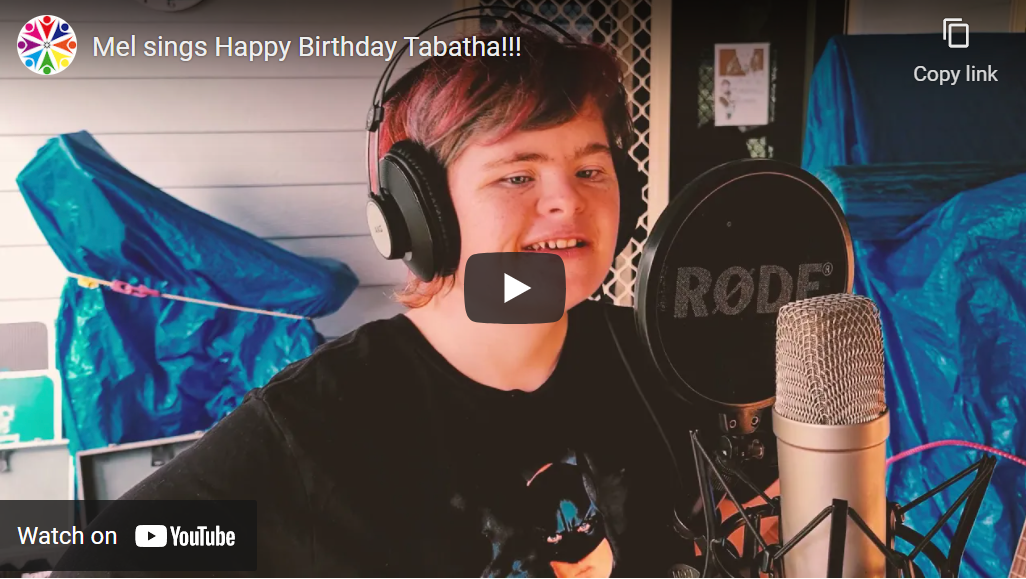 Mel Sings Happy Birthday Tabatha!!
